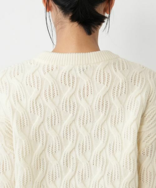 NEMIKA / ネミカ ニット・セーター | ケーブル編みクルーネックニット【NEMIKA】 | 詳細17