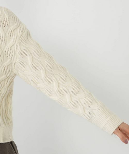 NEMIKA / ネミカ ニット・セーター | ケーブル編みクルーネックニット【NEMIKA】 | 詳細18