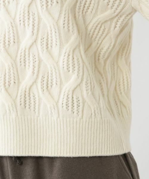 NEMIKA / ネミカ ニット・セーター | ケーブル編みクルーネックニット【NEMIKA】 | 詳細19