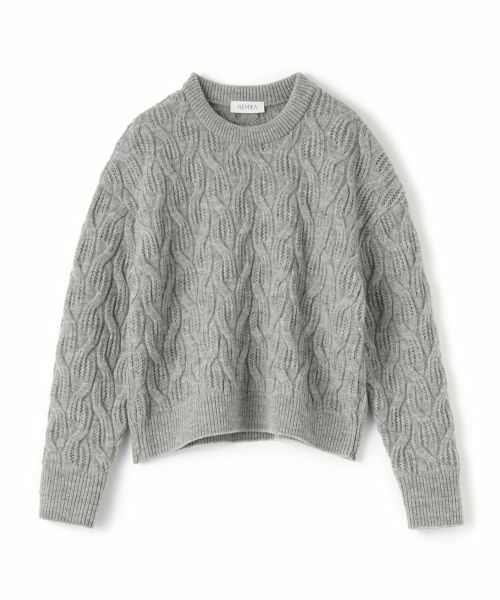 NEMIKA / ネミカ ニット・セーター | ケーブル編みクルーネックニット【NEMIKA】 | 詳細21