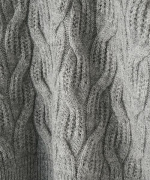 NEMIKA / ネミカ ニット・セーター | ケーブル編みクルーネックニット【NEMIKA】 | 詳細22