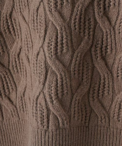 NEMIKA / ネミカ ニット・セーター | ケーブル編みクルーネックニット【NEMIKA】 | 詳細24