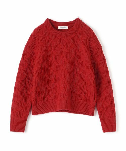 NEMIKA / ネミカ ニット・セーター | ケーブル編みクルーネックニット【NEMIKA】 | 詳細25