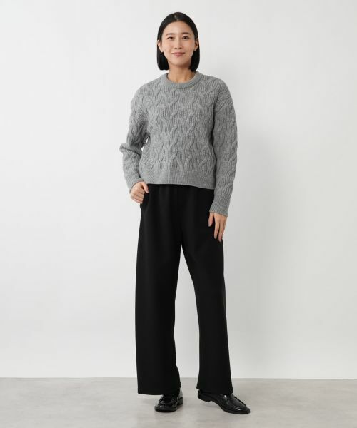 NEMIKA / ネミカ ニット・セーター | ケーブル編みクルーネックニット【NEMIKA】 | 詳細4