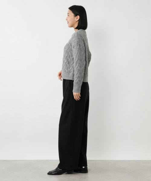 NEMIKA / ネミカ ニット・セーター | ケーブル編みクルーネックニット【NEMIKA】 | 詳細5