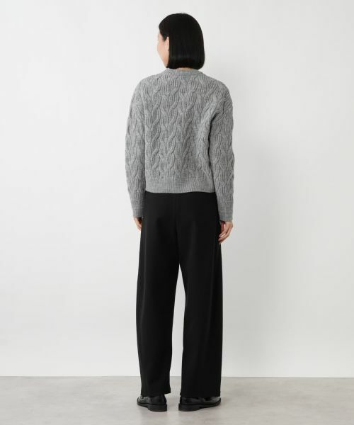 NEMIKA / ネミカ ニット・セーター | ケーブル編みクルーネックニット【NEMIKA】 | 詳細6