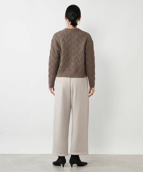 NEMIKA / ネミカ ニット・セーター | ケーブル編みクルーネックニット【NEMIKA】 | 詳細9