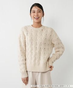 NEMIKA / ネミカ ニット・セーター | バスケット編みクルーネックニット【NEMIKA】