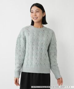 NEMIKA / ネミカ ニット・セーター | バスケット編みクルーネックニット【NEMIKA】