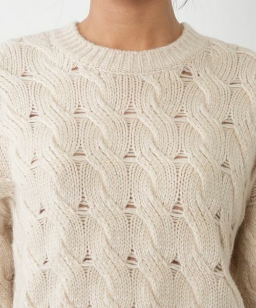 NEMIKA / ネミカ ニット・セーター | バスケット編みクルーネックニット【NEMIKA】 | 詳細13