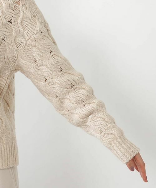 NEMIKA / ネミカ ニット・セーター | バスケット編みクルーネックニット【NEMIKA】 | 詳細15