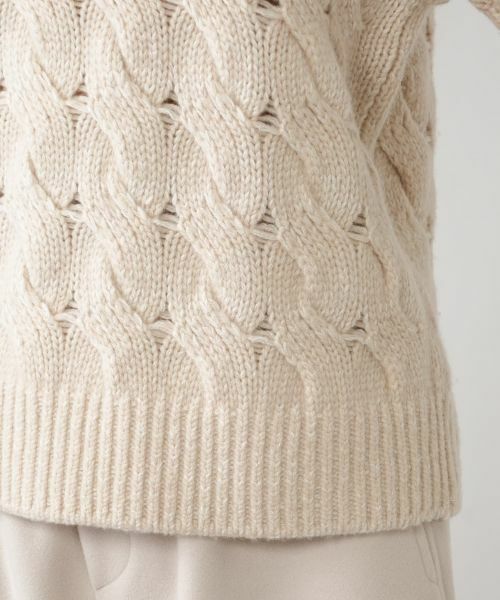 NEMIKA / ネミカ ニット・セーター | バスケット編みクルーネックニット【NEMIKA】 | 詳細16