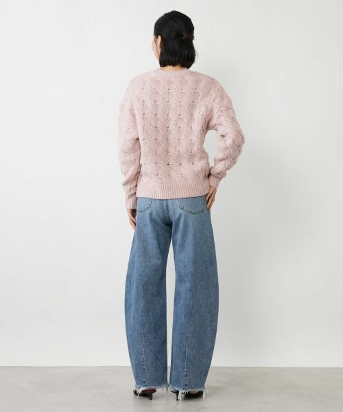 NEMIKA / ネミカ ニット・セーター | バスケット編みクルーネックニット【NEMIKA】 | 詳細3
