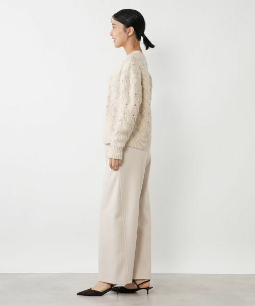 NEMIKA / ネミカ ニット・セーター | バスケット編みクルーネックニット【NEMIKA】 | 詳細8