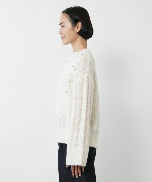 NEMIKA / ネミカ ニット・セーター | ビジューケーブル編みニット【NEMIKA】 | 詳細14