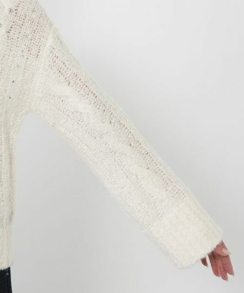 NEMIKA / ネミカ ニット・セーター | ビジューケーブル編みニット【NEMIKA】 | 詳細18