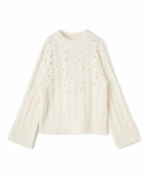 NEMIKA / ネミカ ニット・セーター | ビジューケーブル編みニット【NEMIKA】 | 詳細21