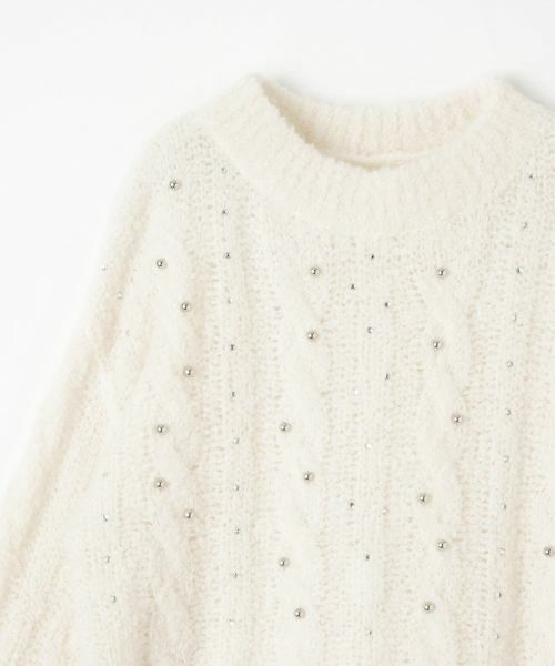 NEMIKA / ネミカ ニット・セーター | ビジューケーブル編みニット【NEMIKA】 | 詳細23