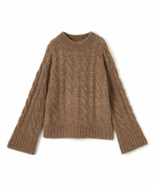 NEMIKA / ネミカ ニット・セーター | ビジューケーブル編みニット【NEMIKA】 | 詳細25