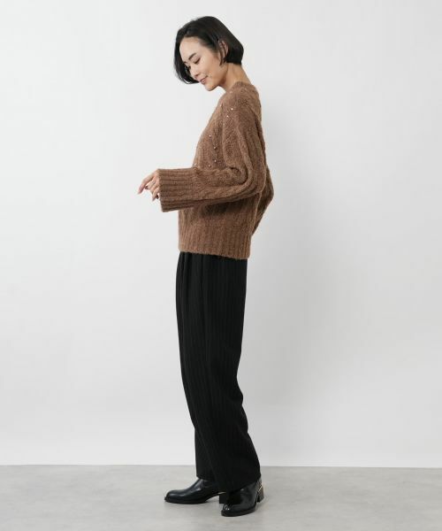 NEMIKA / ネミカ ニット・セーター | ビジューケーブル編みニット【NEMIKA】 | 詳細8