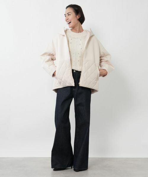 NEMIKA / ネミカ その他アウター | キルティング切替フーデッドコート【NEMIKA】 | 詳細4
