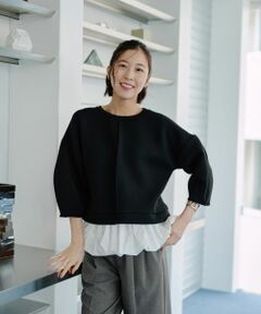 NEMIKA / ネミカ ニット・セーター | レイヤードスウェット【torrazzo donna】