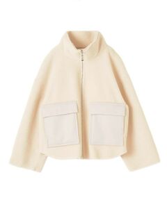 NEMIKA / ネミカ その他アウター | 異素材切替ボアコート【NEMIKA】