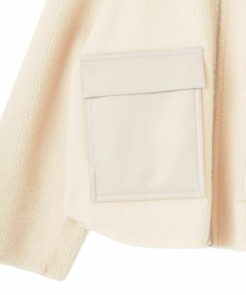 NEMIKA / ネミカ その他アウター | 異素材切替ボアコート【NEMIKA】 | 詳細5