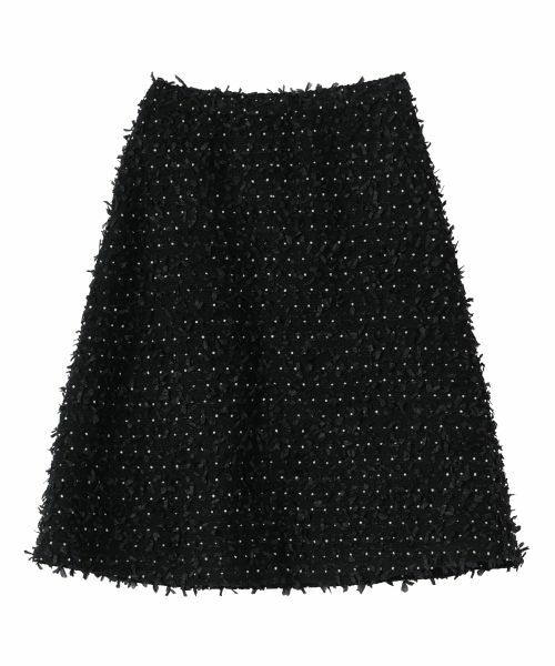 NEMIKA / ネミカ ミニ・ひざ丈スカート | テープヤーンパール調ボタンスカート【NEMIKA】 | 詳細4