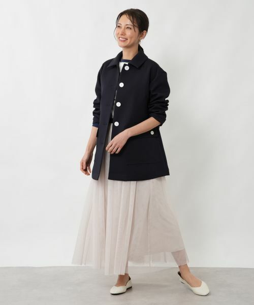 NEMIKA / ネミカ その他アウター | ステンカラーショートコート【NEMIKA】 | 詳細1