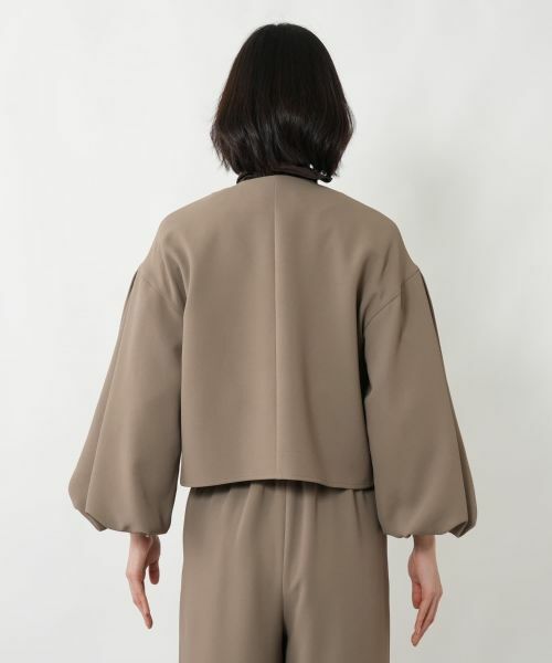 NEMIKA / ネミカ テーラードジャケット | ドロップショルダーノーカラージャケット【NEMIKA】 | 詳細22