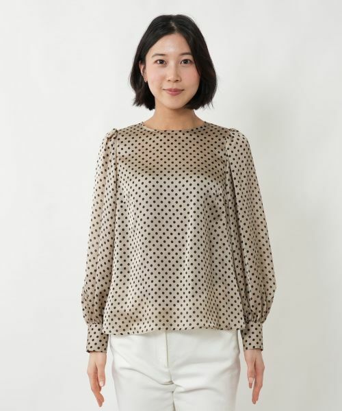 NEMIKA / ネミカ シャツ・ブラウス | ドットボリュームスリーブブラウス【NEMIKA】 | 詳細18