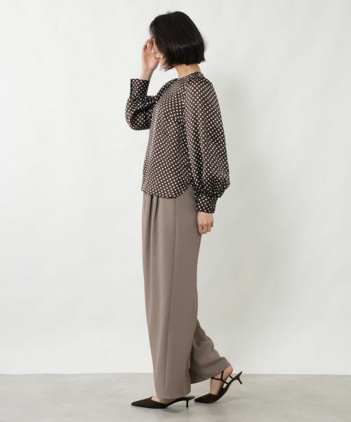 NEMIKA / ネミカ シャツ・ブラウス | ドットボリュームスリーブブラウス【NEMIKA】 | 詳細28