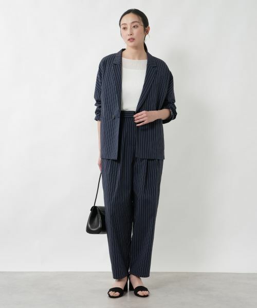 NEMIKA / ネミカ テーラードジャケット | 【セットアップ対応】ピンストライプ柄ジャケット【NEMIKA】 | 詳細1