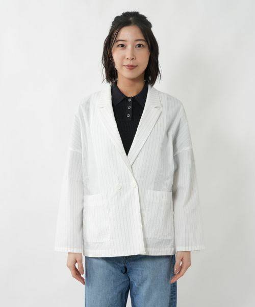 NEMIKA / ネミカ テーラードジャケット | 【セットアップ対応】ピンストライプ柄ジャケット【NEMIKA】 | 詳細13