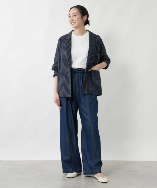 NEMIKA / ネミカ テーラードジャケット | 【セットアップ対応】ピンストライプ柄ジャケット【NEMIKA】 | 詳細4