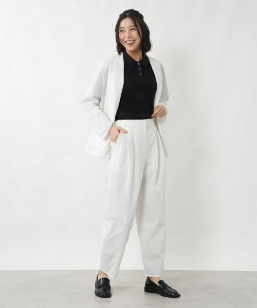 NEMIKA / ネミカ その他パンツ | 【セットアップ対応】ピンストライプ柄イージーパンツ【NEMIKA】 | 詳細10