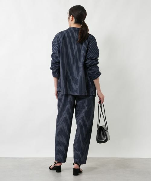 NEMIKA / ネミカ その他パンツ | 【セットアップ対応】ピンストライプ柄イージーパンツ【NEMIKA】 | 詳細3
