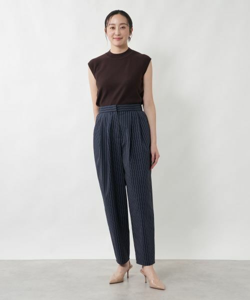 NEMIKA / ネミカ その他パンツ | 【セットアップ対応】ピンストライプ柄イージーパンツ【NEMIKA】 | 詳細4