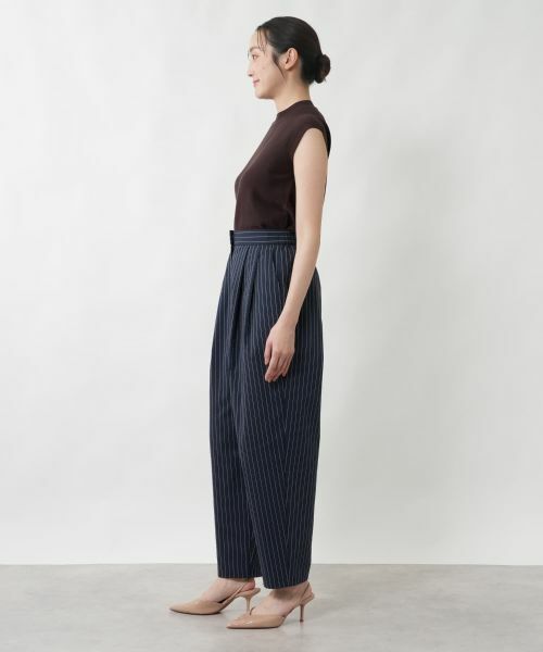 NEMIKA / ネミカ その他パンツ | 【セットアップ対応】ピンストライプ柄イージーパンツ【NEMIKA】 | 詳細5