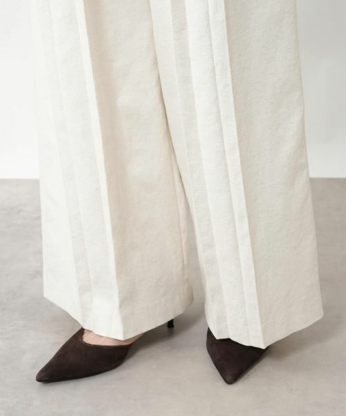 NEMIKA / ネミカ その他パンツ | インバーテッドプリーツワイドパンツ【NEMIKA】 | 詳細14