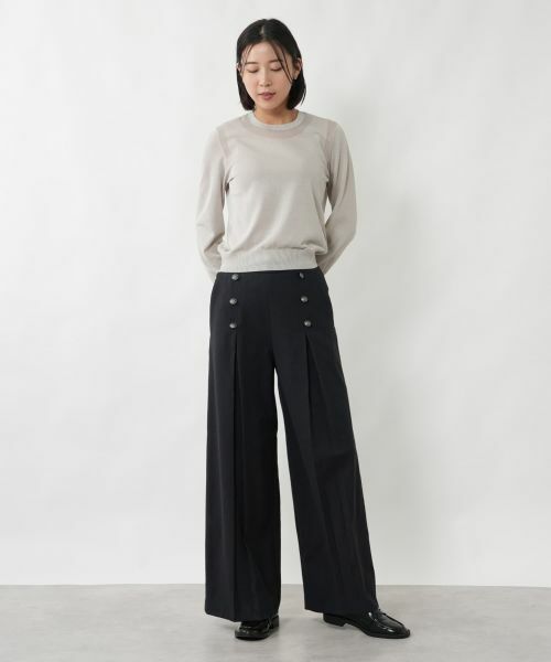 NEMIKA / ネミカ その他パンツ | インバーテッドプリーツワイドパンツ【NEMIKA】 | 詳細17