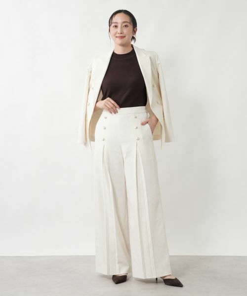 NEMIKA / ネミカ その他パンツ | インバーテッドプリーツワイドパンツ【NEMIKA】 | 詳細4