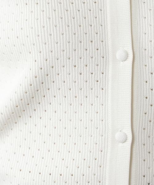 NEMIKA / ネミカ カーディガン・ボレロ | 透かし編みVネックカーディガン【NEMIKA】 | 詳細11