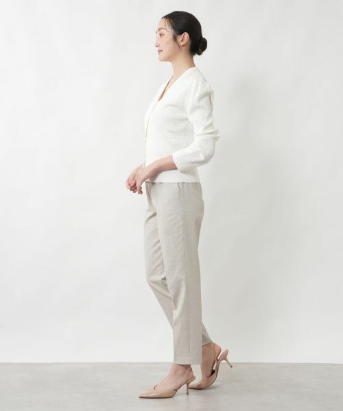 NEMIKA / ネミカ カーディガン・ボレロ | 透かし編みVネックカーディガン【NEMIKA】 | 詳細2