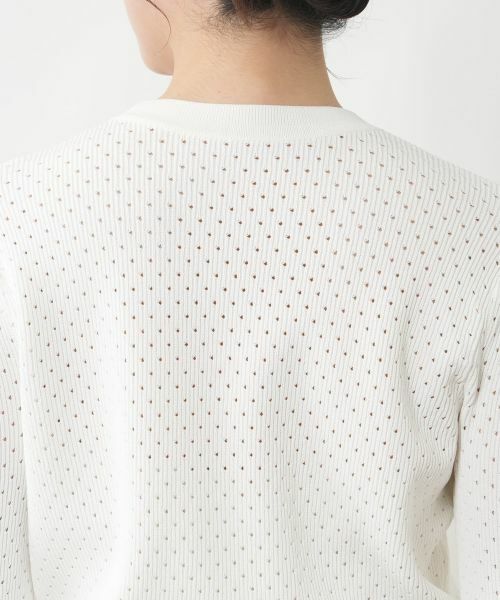 NEMIKA / ネミカ カーディガン・ボレロ | 透かし編みVネックカーディガン【NEMIKA】 | 詳細8