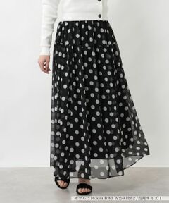 NEMIKA / ネミカ ミニ・ひざ丈スカート | シアードットマキシスカート【NEMIKA】