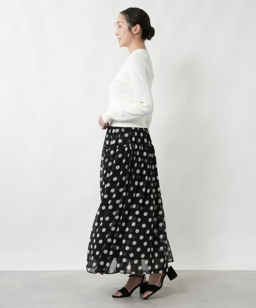 NEMIKA / ネミカ ミニ・ひざ丈スカート | シアードットマキシスカート【NEMIKA】 | 詳細2