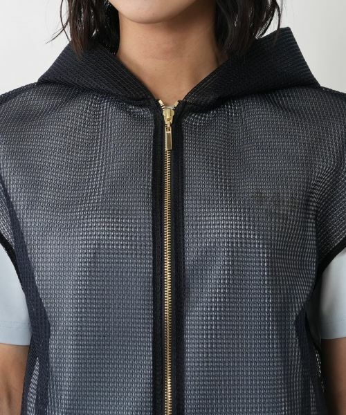 NEMIKA / ネミカ テーラードジャケット | フーデッドメッシュラメベスト【NEMIKA】 | 詳細10