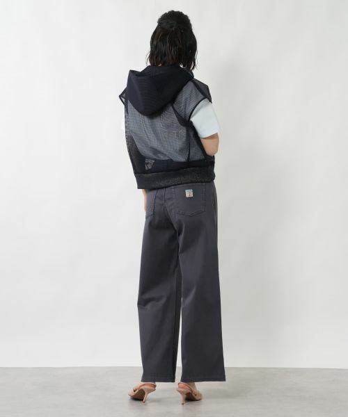 NEMIKA / ネミカ テーラードジャケット | フーデッドメッシュラメベスト【NEMIKA】 | 詳細6